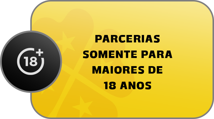 Parcerias somente para maiores de 18 anos
